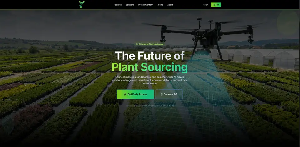 FloraTrax.ai home page