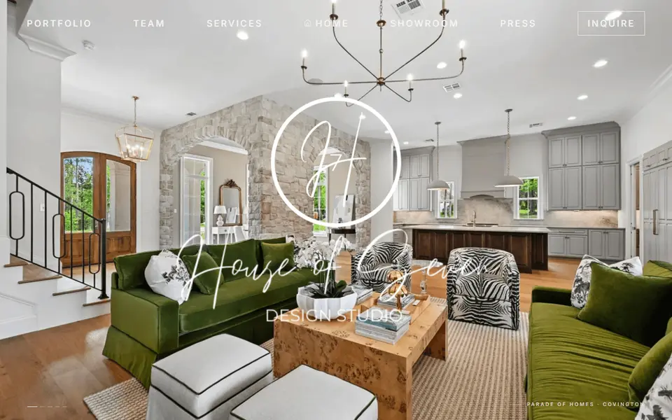 House of Seven Design home page
