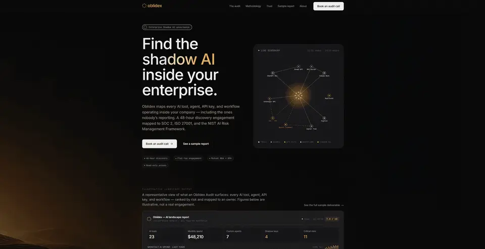 Oblidex home page
